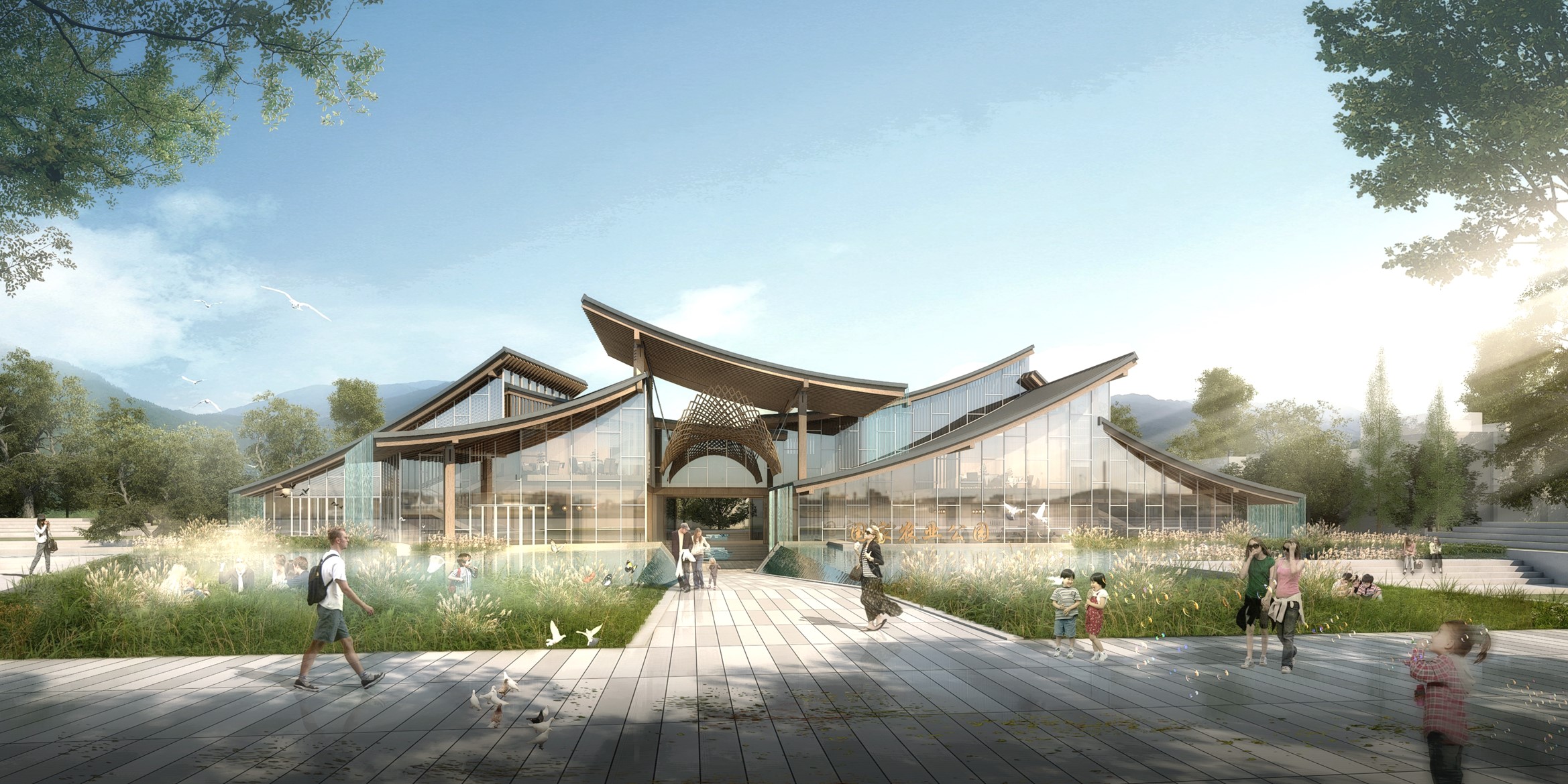 都江堰国家农业公园建筑方案与室内方案设计